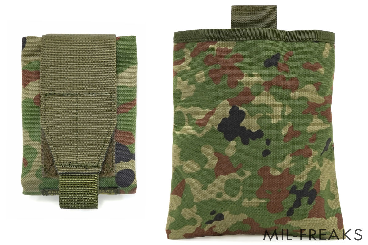 ORDNANCE TACTICAL 折りたたみ スモールダンプポーチ 陸自迷彩