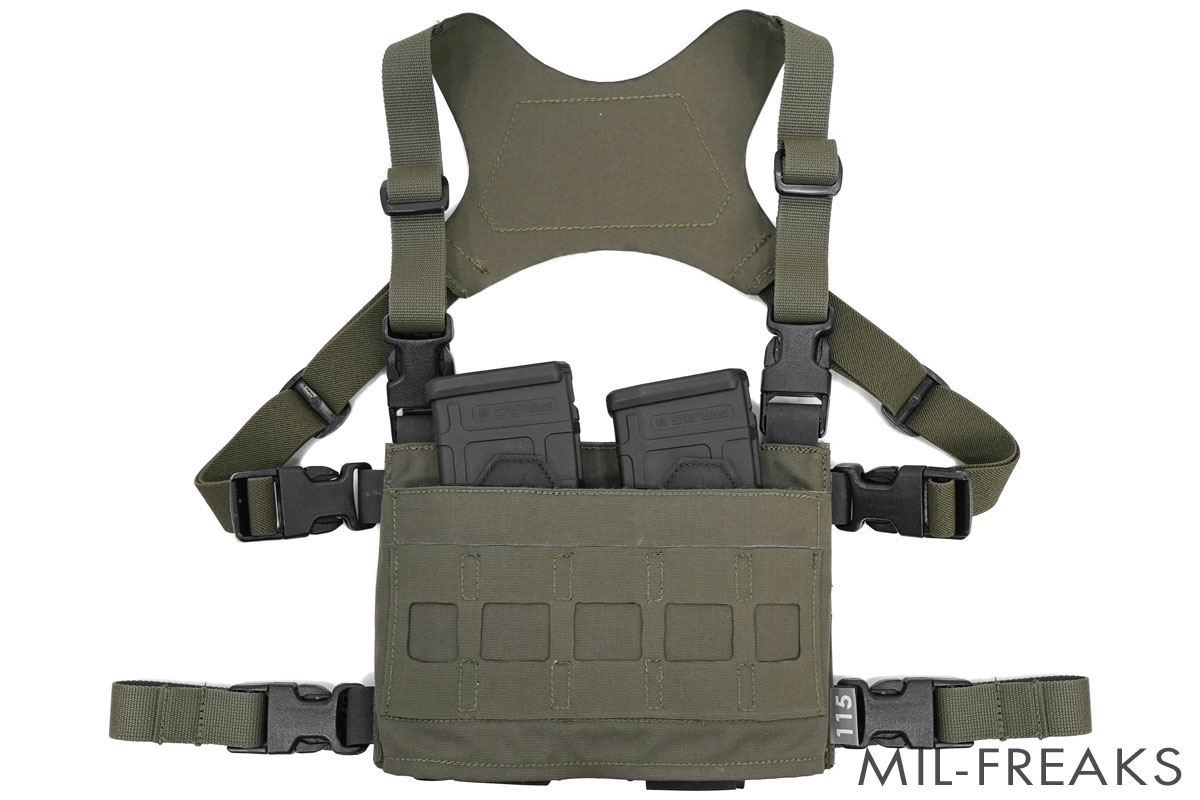 x115xTAYLOR C21 “BLACK JACK” チェストリグ レンジャーグリーン