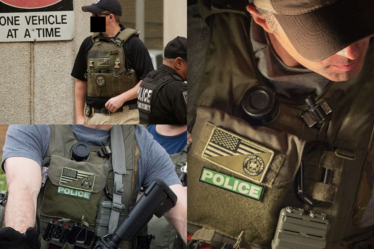 Minotaurtac アメリカ国旗 / US Marshal パッチ │ ミリタリーショップ