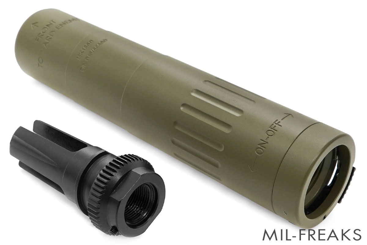 PTS AACタイプ M4-2000 MK18SD サプレッサー + Blackoutタイプ