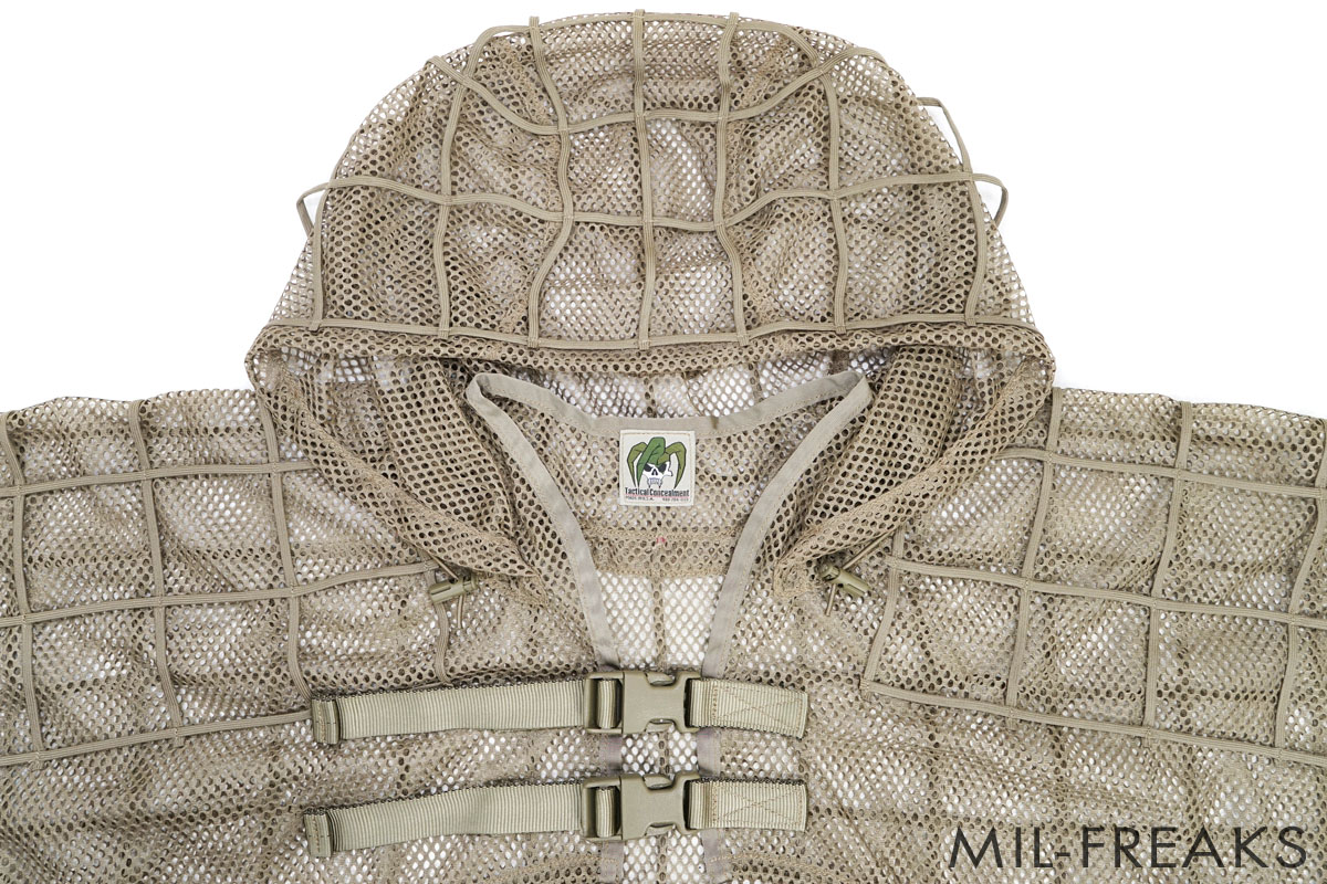 Tactical Concealment SUPER COBRA Ghille ショート ギリーフード TAN