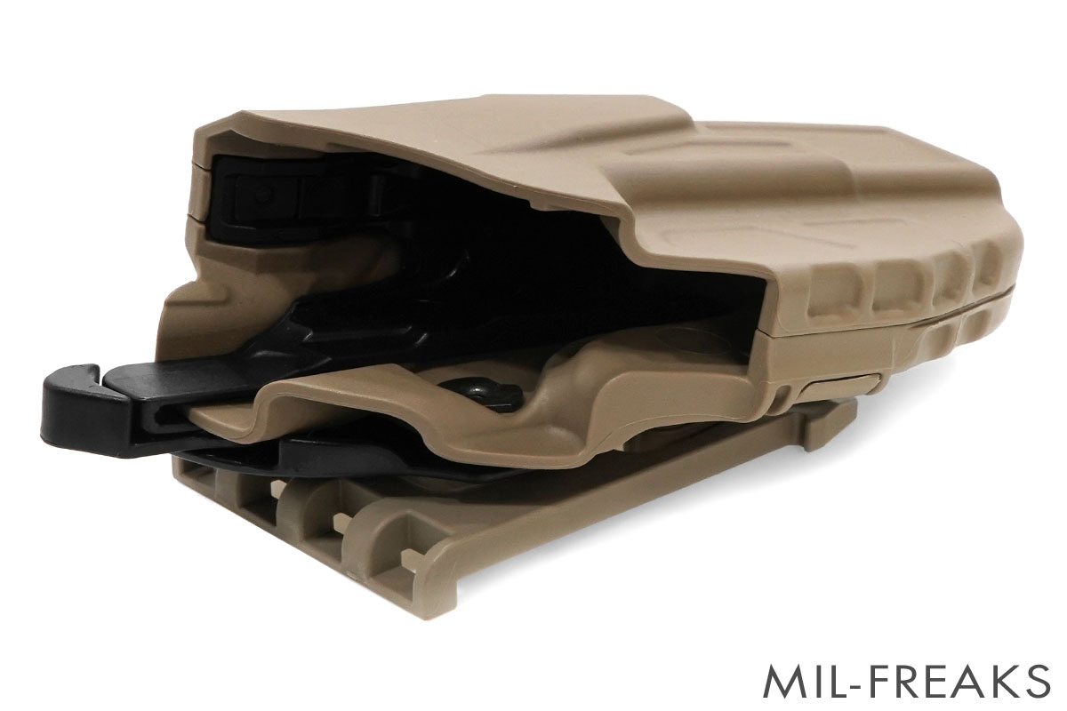 US 米軍実物 Safariland Model 7378 7TS ALS ホルスター + QLSフォーク