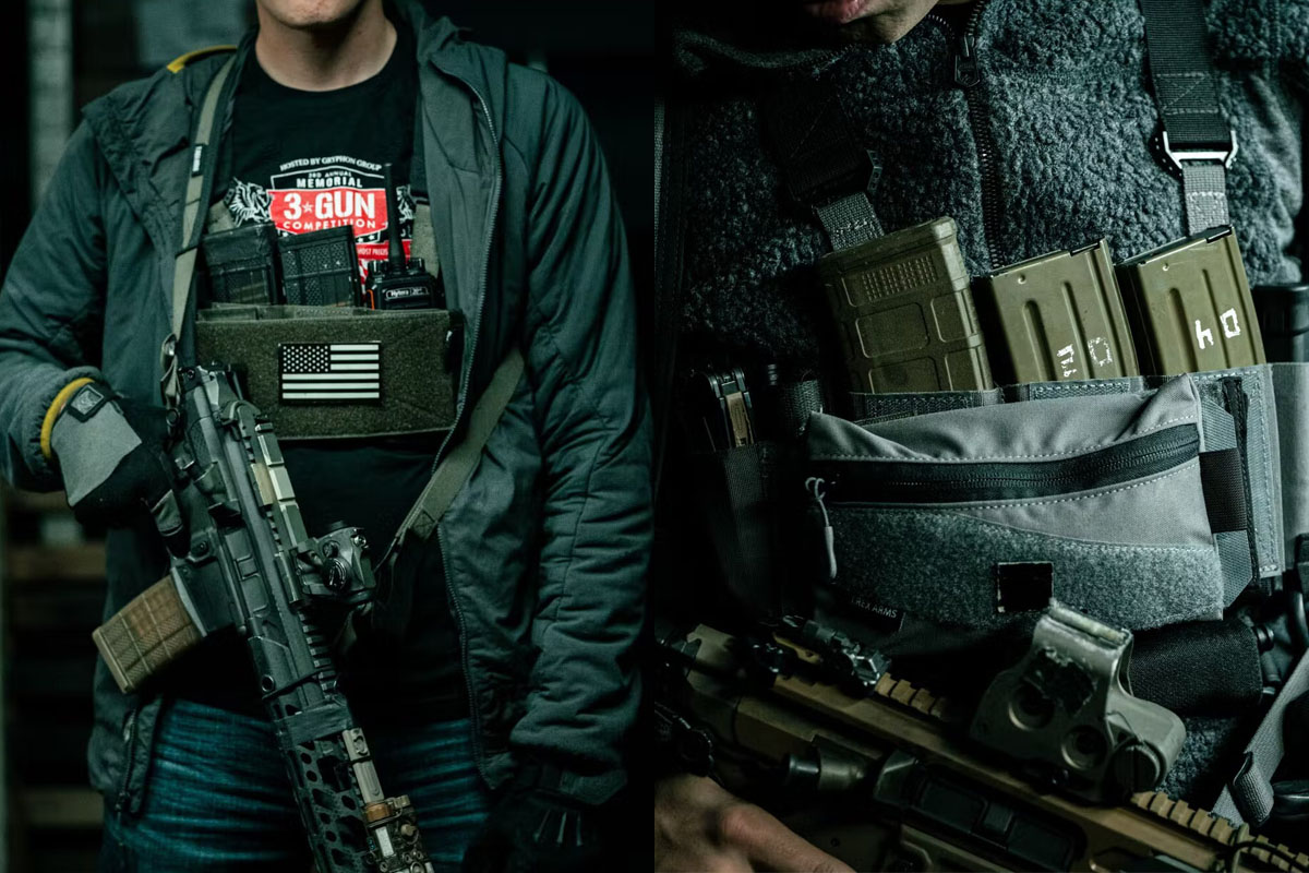 T.REX ARMS 5.56 Ready チェストリグ ウルフグレー │ ミリタリー