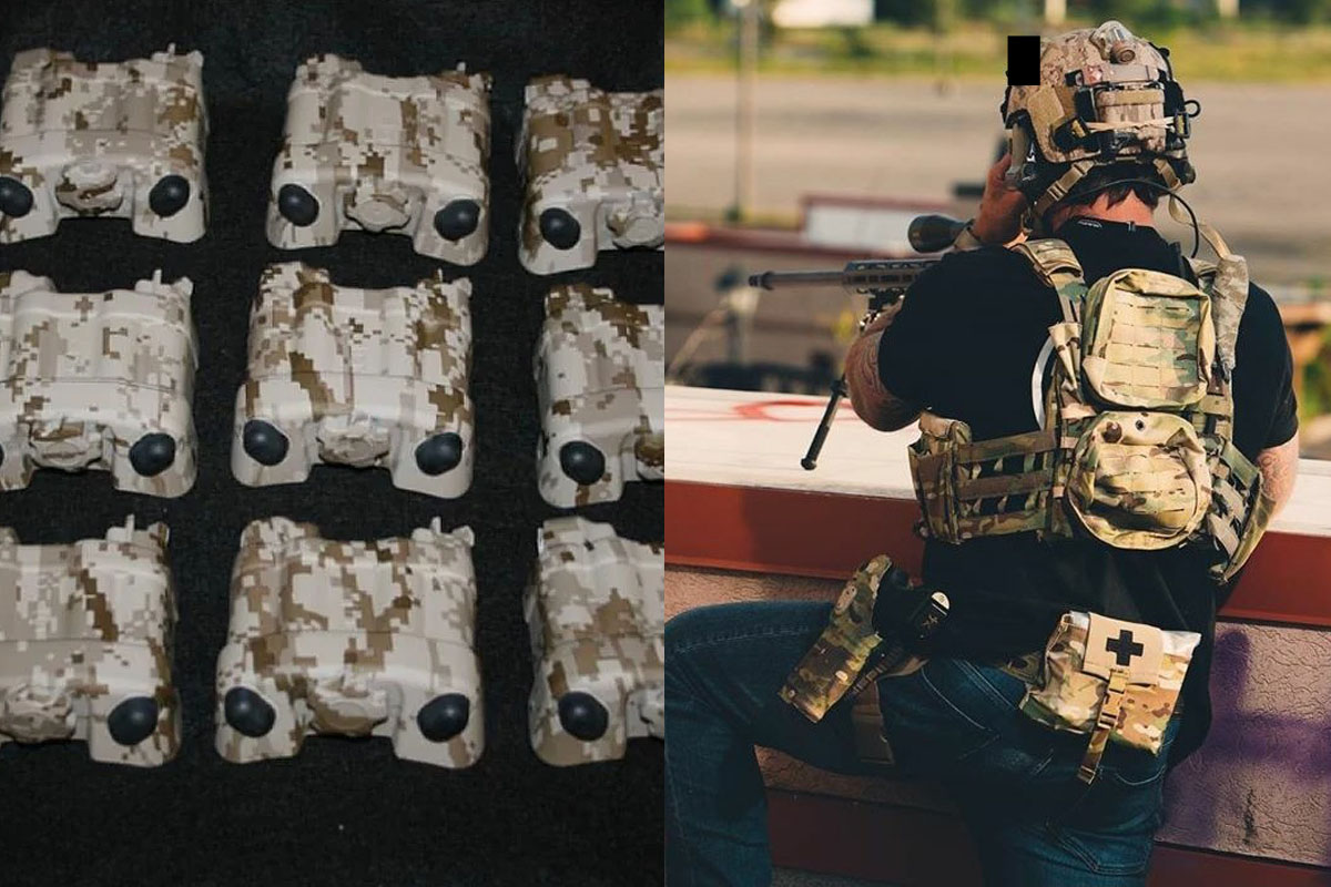 FMA AN/PVS-31 NVG ナイトビジョン ダミー バッテリーボックス AOR1