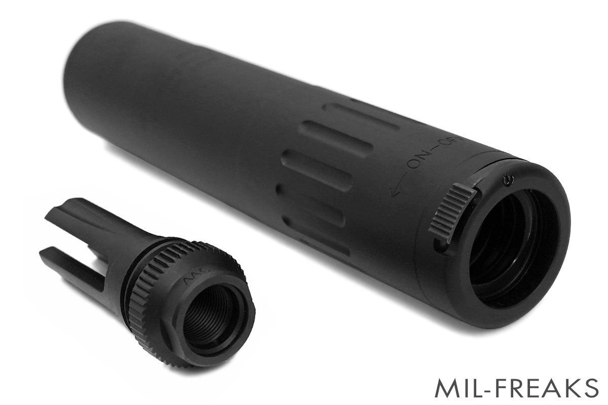 Airsoft Artisan AACタイプ M4-2000 サプレッサー + Blackout 51T