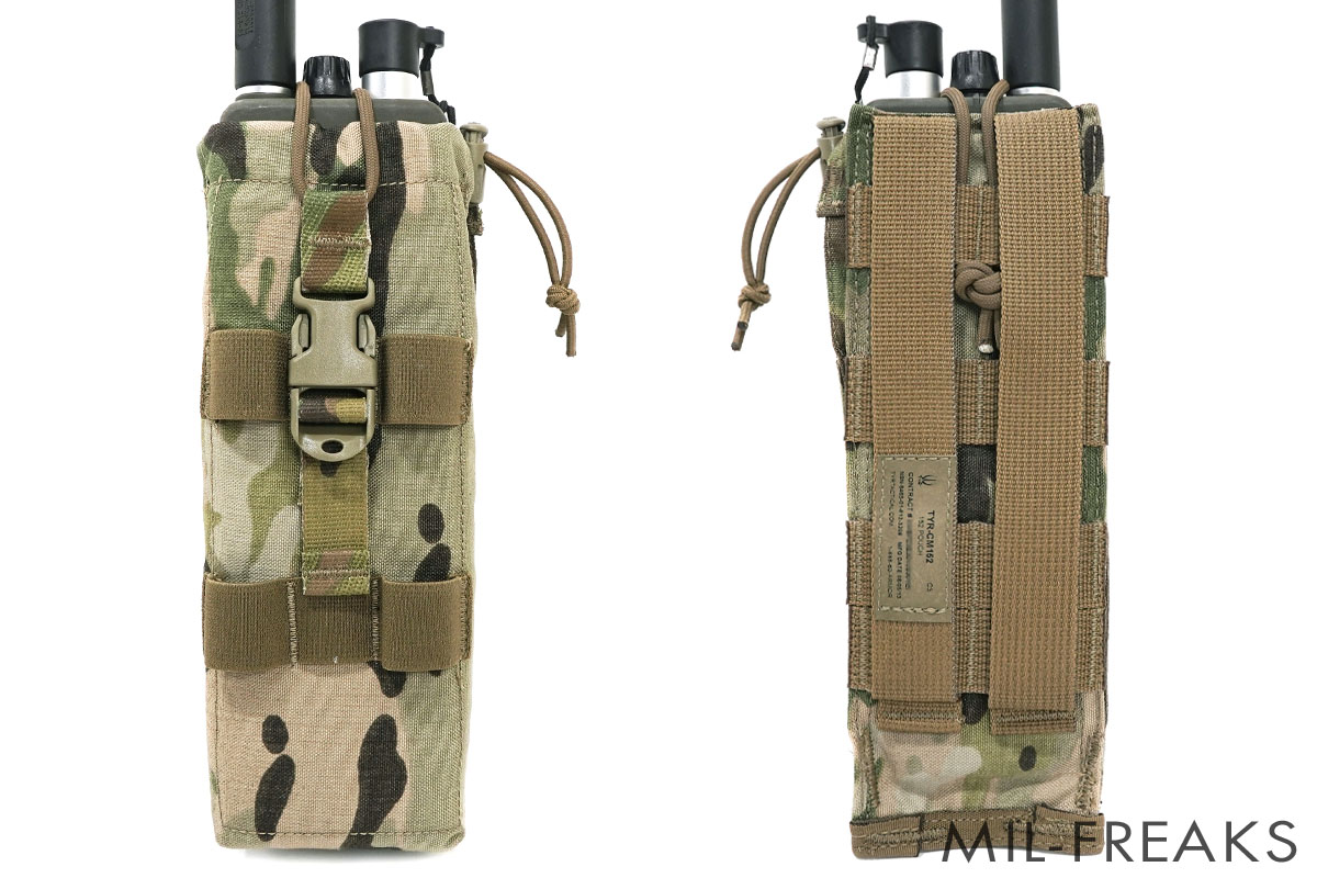 米軍実物 TYR PRC-152 ドロップダウン/チルトアウト ラジオポーチ