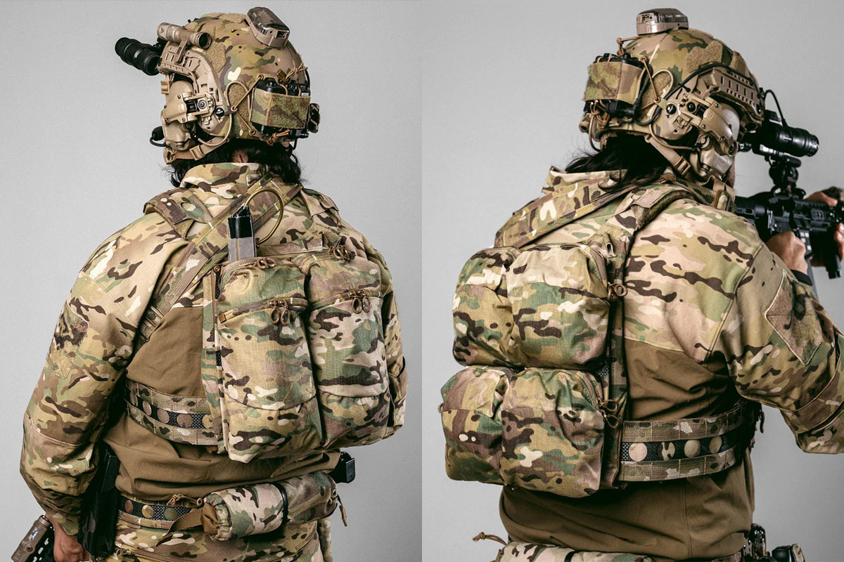 FERRO CONCEPTS Back Panel MOLLE バックパネル マルチカム