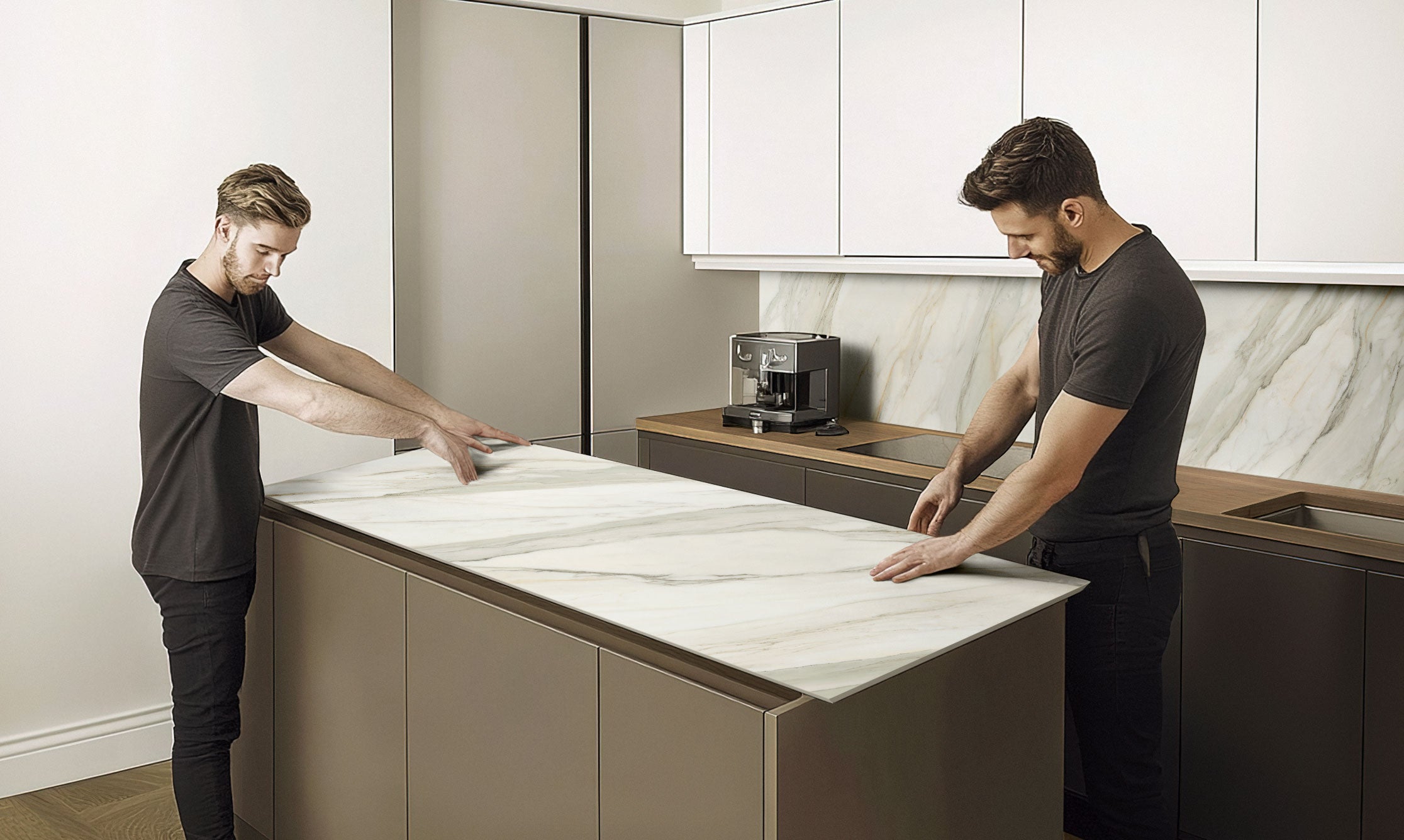 JEM Pre-Fab 32x96 Matte Porcelain Tile in Aria Gold – MILE®stone