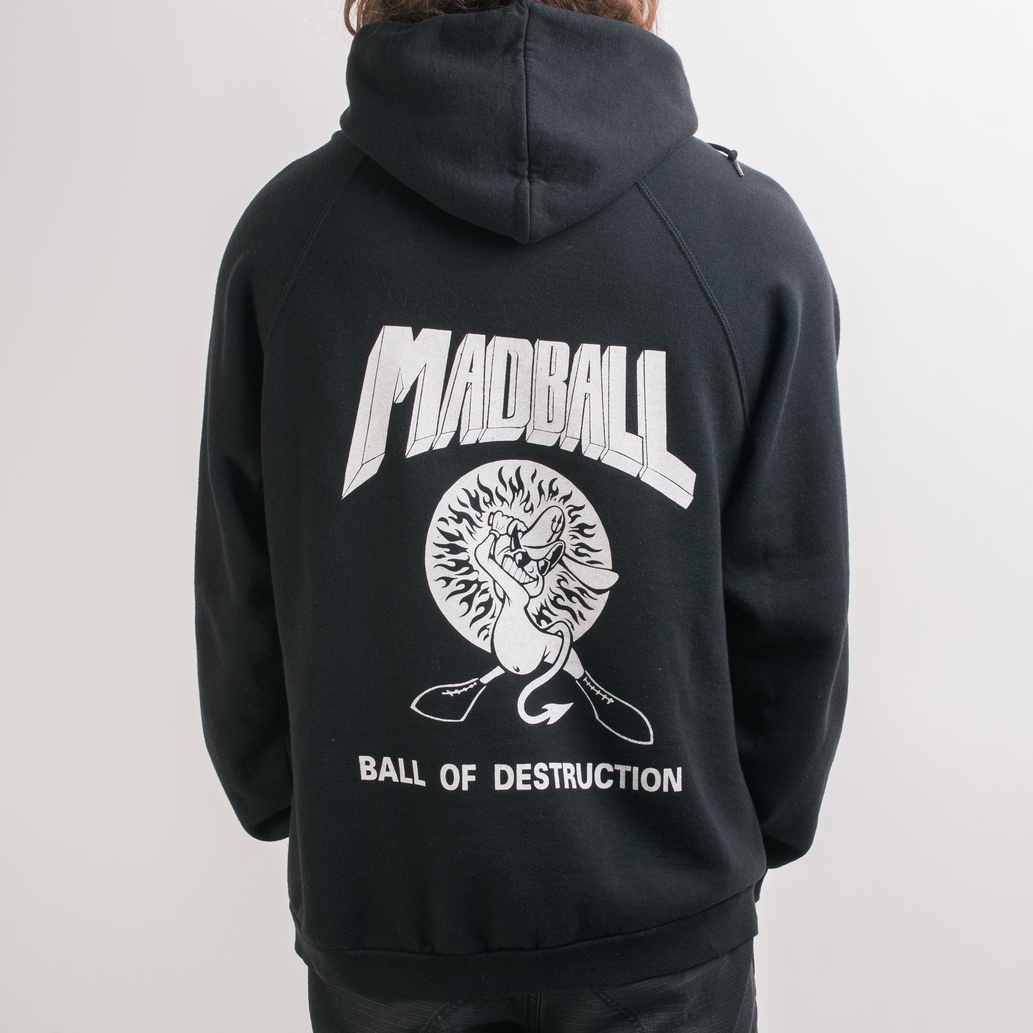 Vintage 90's Madball Ball Of Destruction Hoodie – Mills Vintage USA