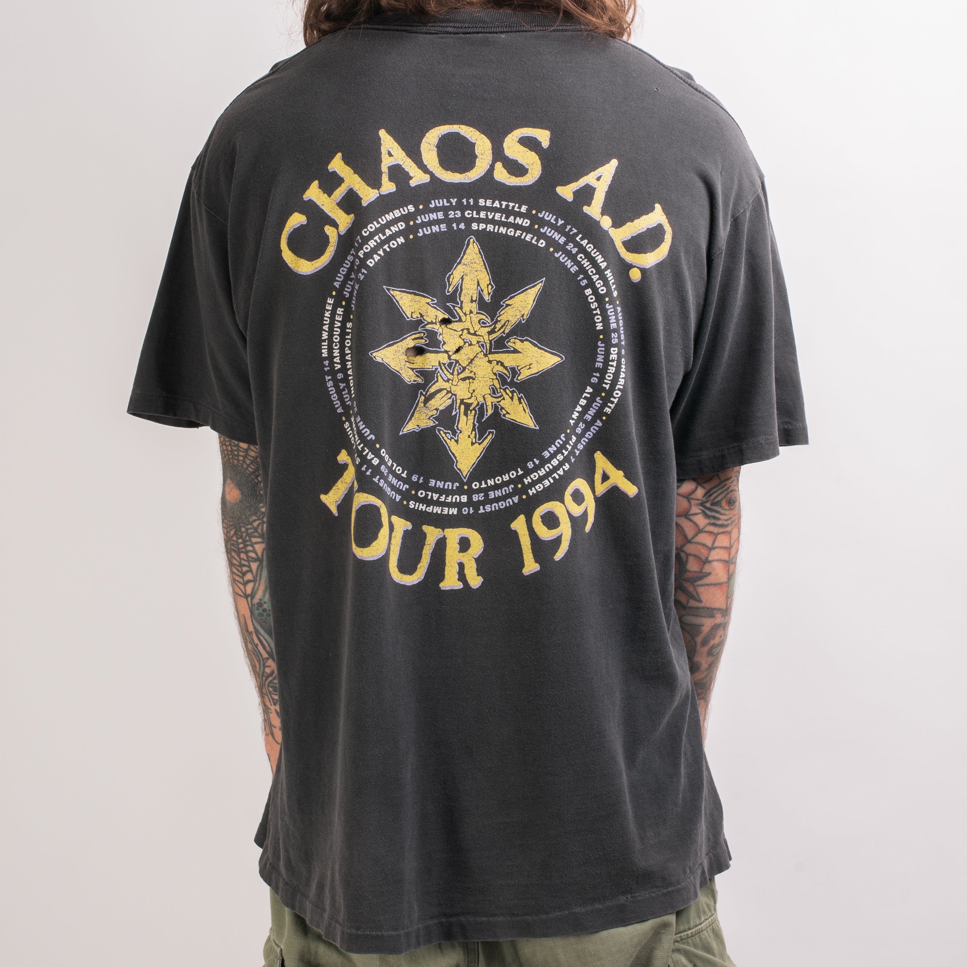 Vintage 1994 Sepultura Chaos AD Tour T-Shirt – Mills Vintage USA