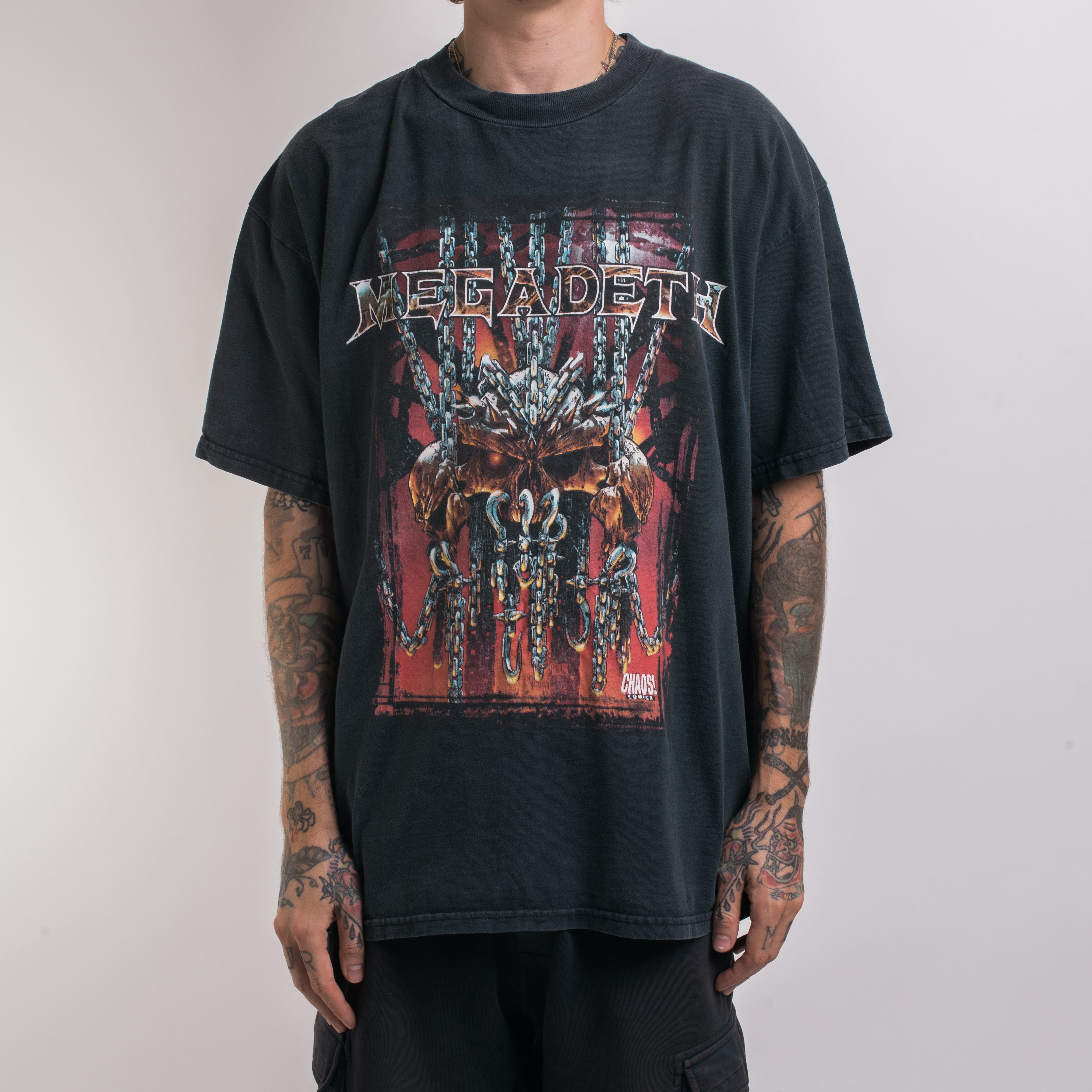 Vintage 90's Megadeth Chaos Comics T-Shirt – Mills Vintage USA