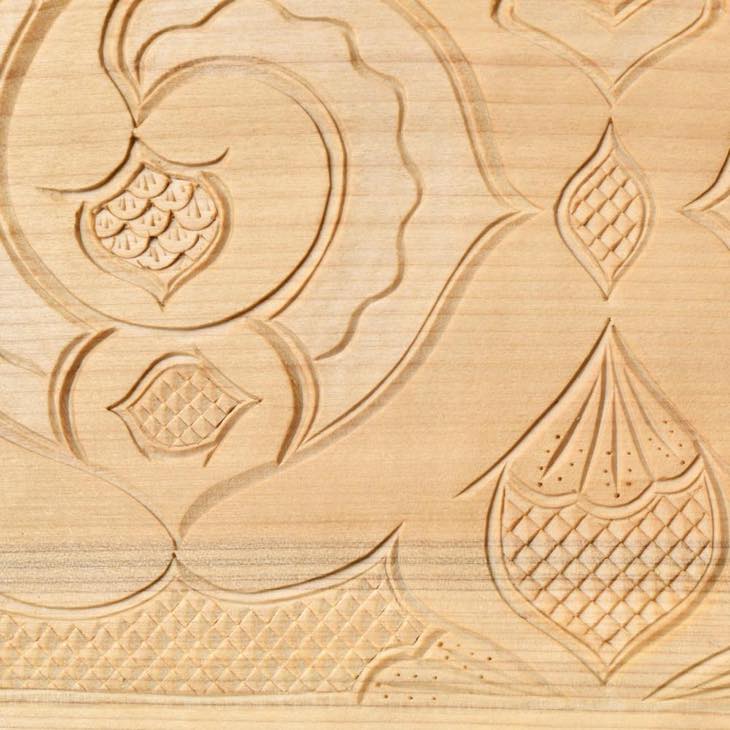 アイヌ イタ 長角盆 一尺五寸五分 ｜ みんげい おくむら （日本と世界