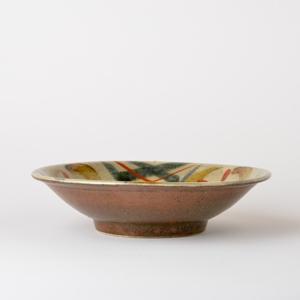 読谷山焼・北窯 松田米司 赤絵 7寸皿6 ｜ みんげい おくむら （日本