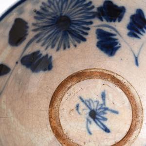 中国 磁州窯 青花 7.5寸碗 ｜ みんげい おくむら （日本と世界の民芸）