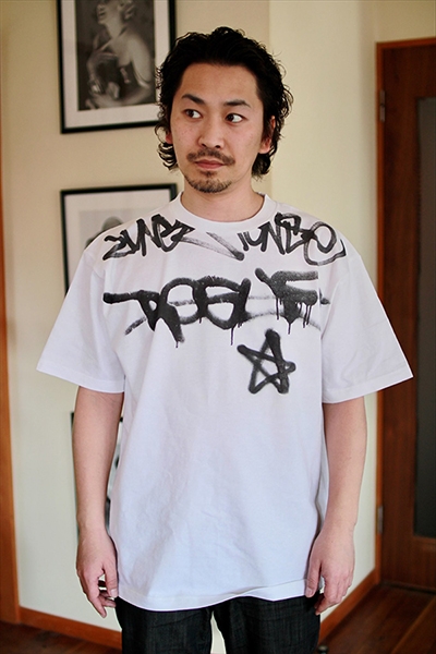 プリントT 落書き 文字 グラフィックデザイン プリントTシャツ