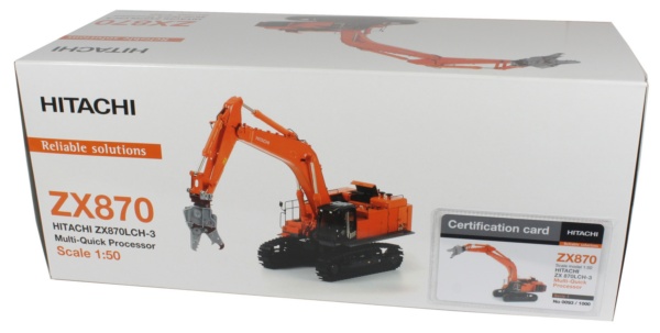 Miniature Construction World - Hitachi ZX870 LCH-3 Tracked Excavator