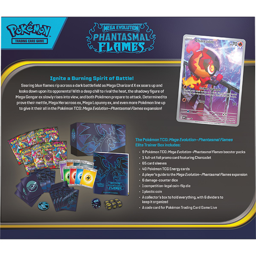 Elite Trainer Box | Phantasmal Flames Pokemon