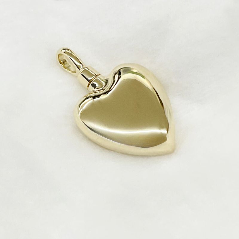 遺骨ペンダント|ハート(ゴールド14金)（日本製）カロート®ペンダント