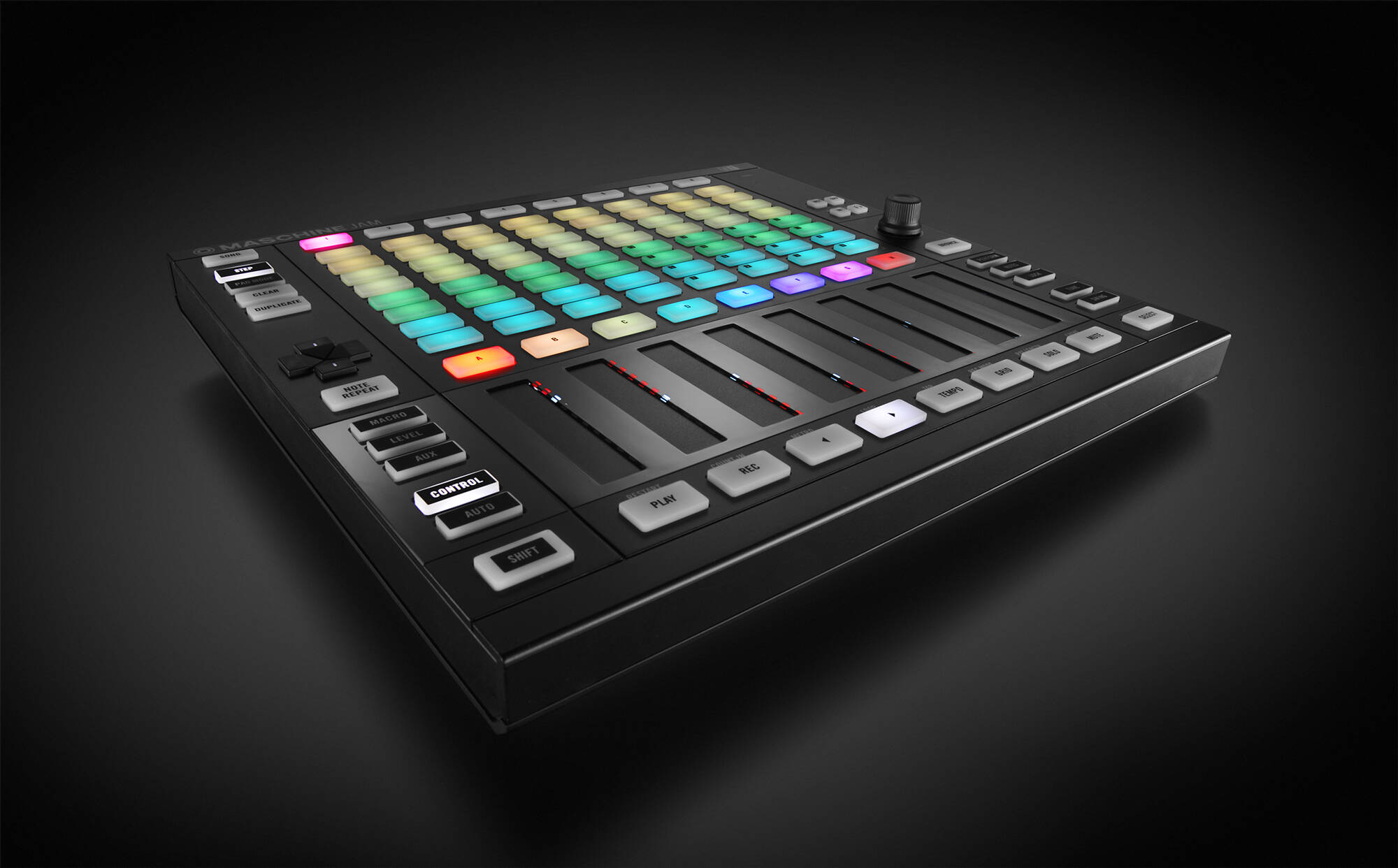Native Instruments MASCHINE JAM マトリクスとスマートストリップスで