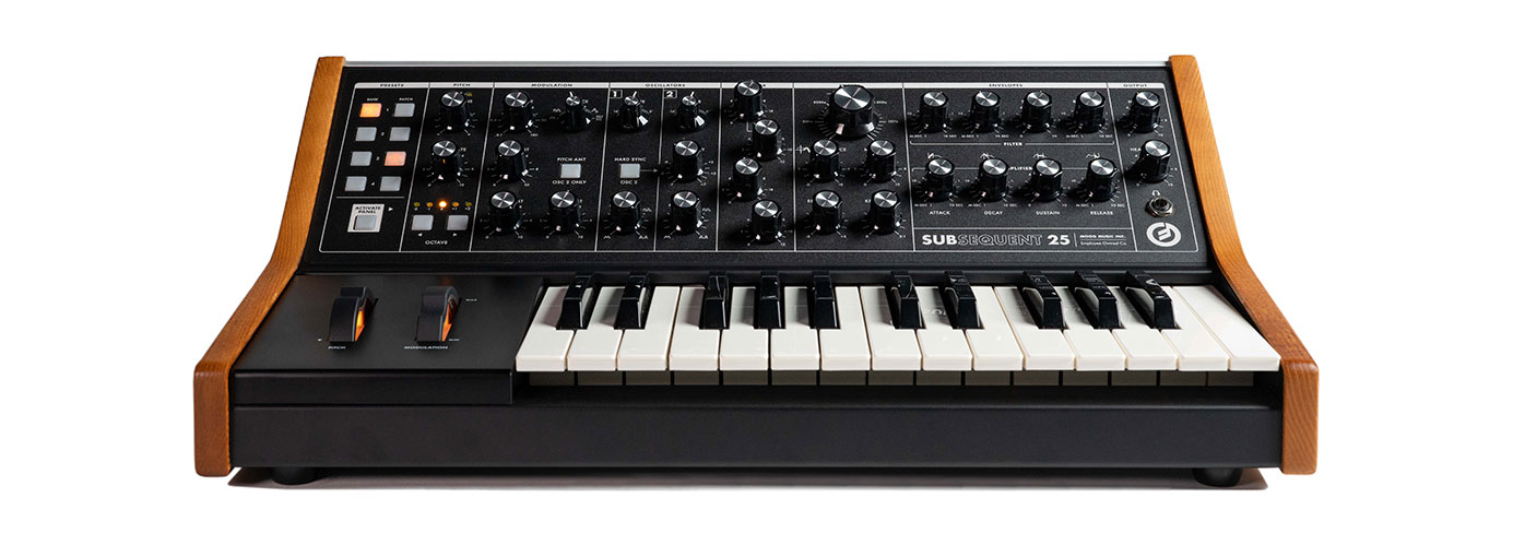 Moog Musicが25鍵盤のパラフォニック・アナログ・シンセサイザー