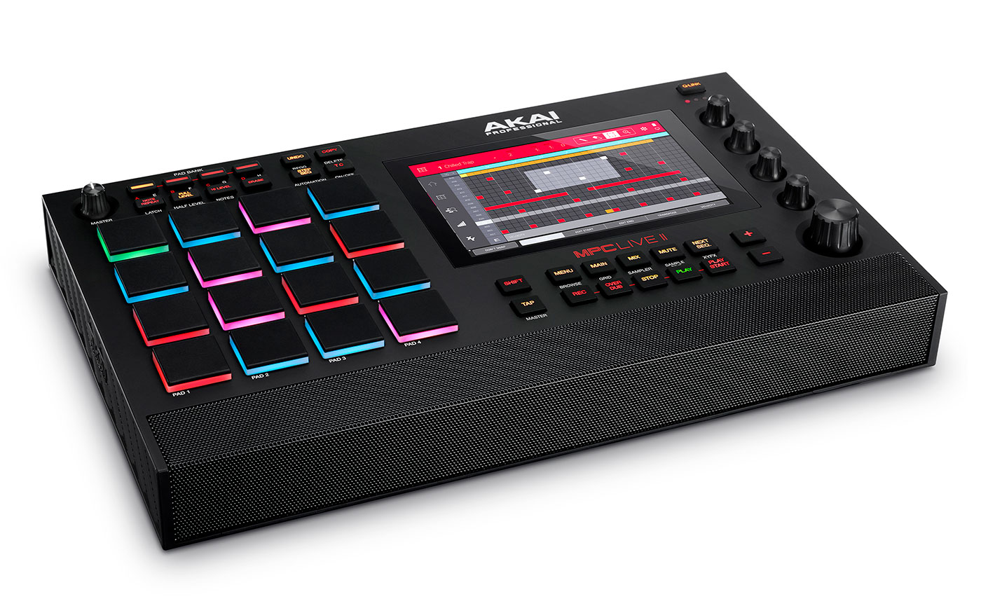 AKAI professionalが「MPC LIVE II」発売！モニタースピーカー内蔵の