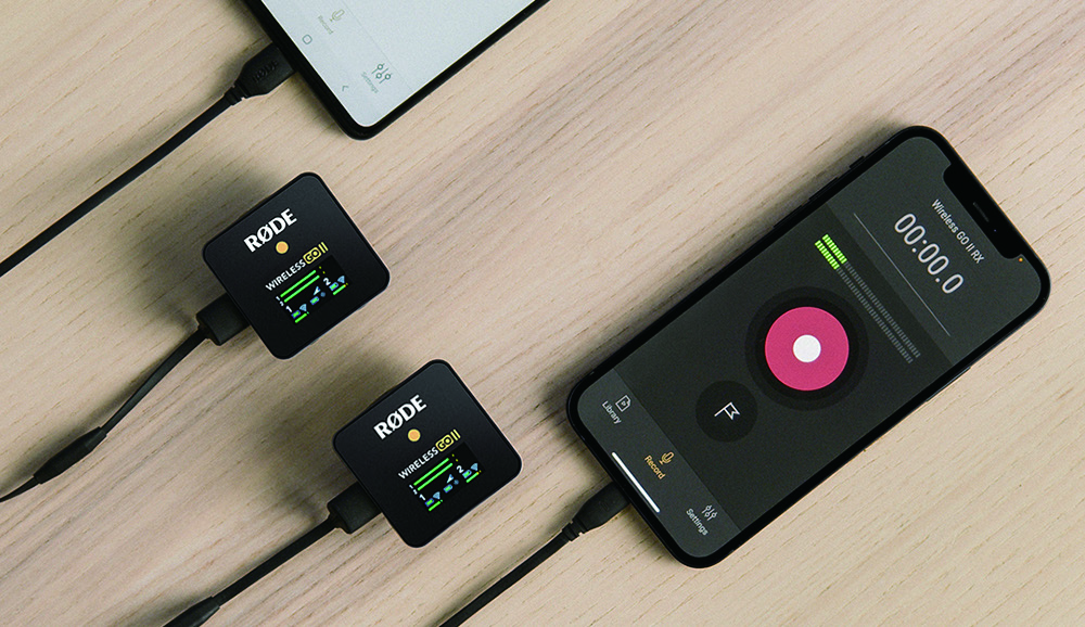 RODEが次世代のワイヤレスマイクシステム「Wireless GO Ⅱ」を発売