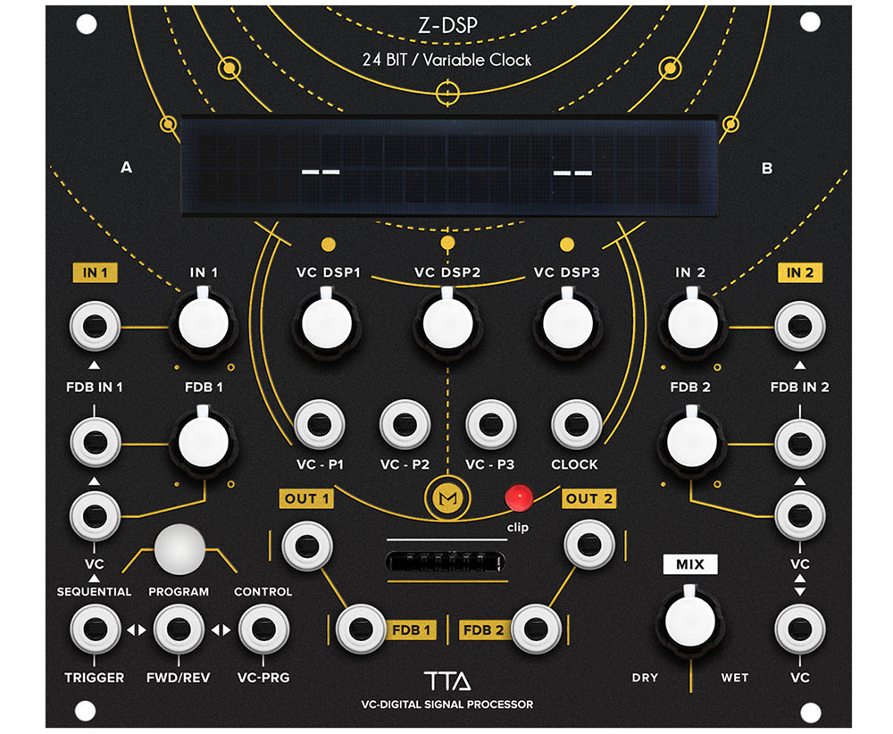 Tiptop 新製品 Model 266t、Z-DSP NS黒パネル登場！既存 Buchla 200