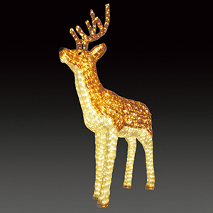 LEDクリスタルグロー クリスマスイルミネーション 屋外 防雨 トナカイA