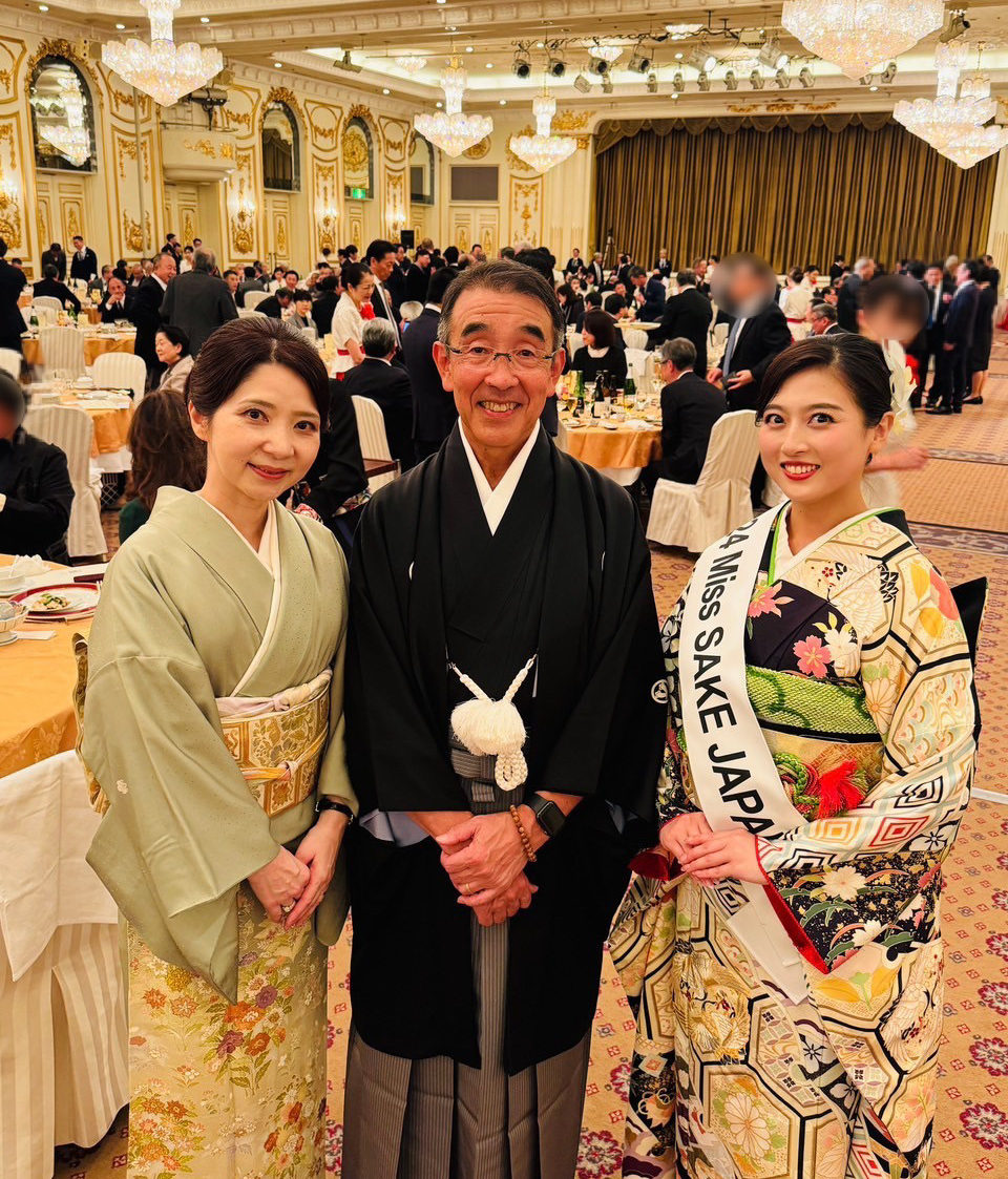 浦霞醸造元株式会社佐浦様創業300年祝賀会に2024 Miss SAKE Japan南