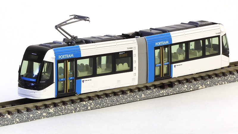 状態良好】 KATO 14-801-5 PORTRAM 富士ライトレール TLR0605 緑