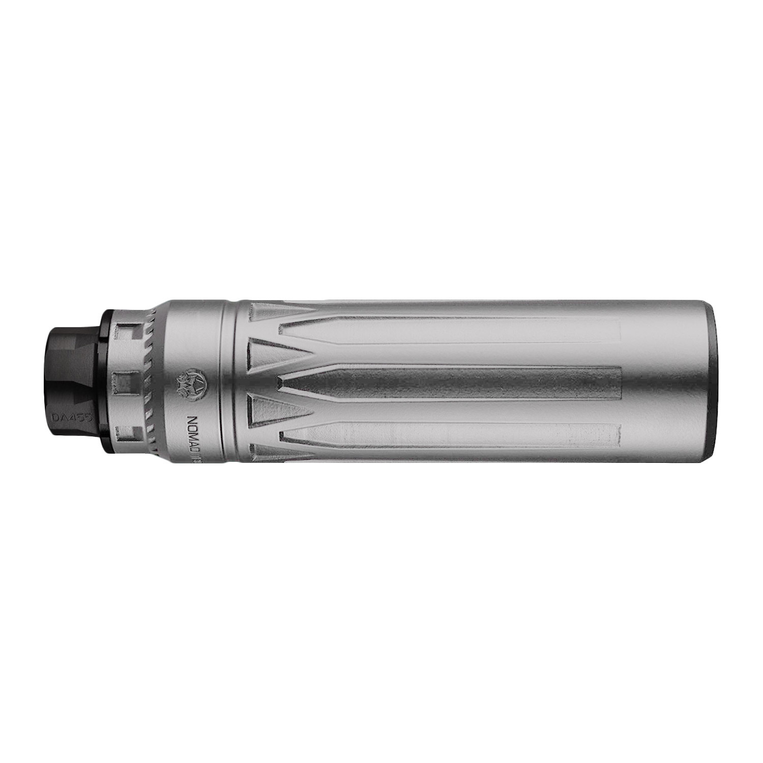 Dead Air Nomad-Ti XC 7.62mm Suppressor, XENO Mount, Silver: MGW