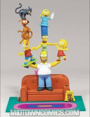 Simpsons Couch Gag Deluxe Action Figure Boxed Set - Midtown Comics