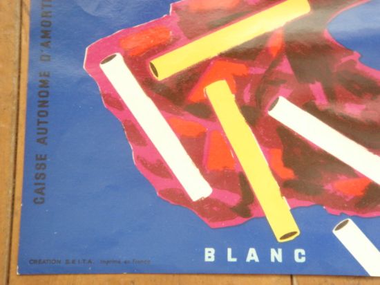 GITANES ビンテージポスター ヴィルモ