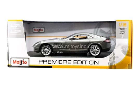 MAISTO 1:18 PREMIERE 2003 MERCEDES-BENZ SLR MCLAREN - M & J Toys