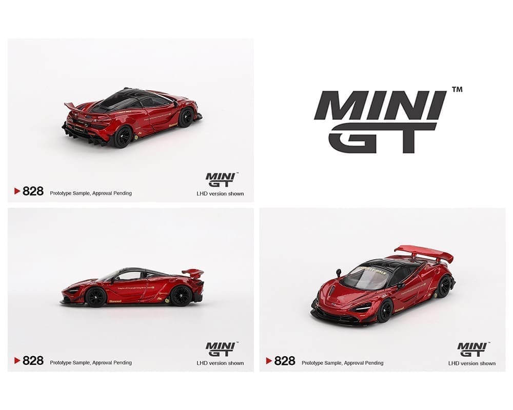 Mini GT 1:64 McLaren 720S LB-Works - Gem Red - LHD - M & J Toys