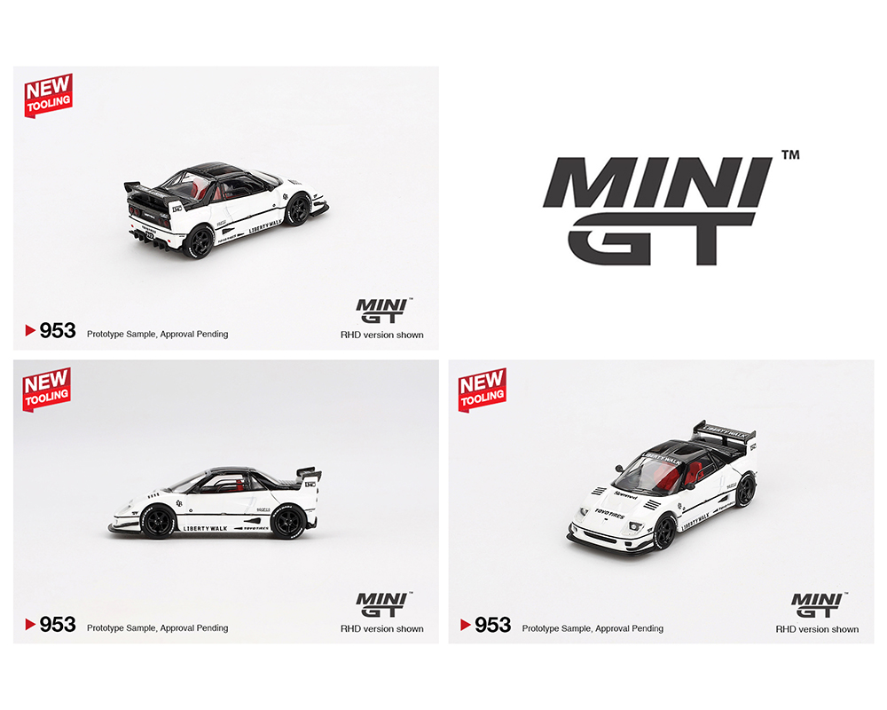 Mini GT 1:64 Mazda AZ-1 Liberty Walk LB40 - White - 2024 Tokyo