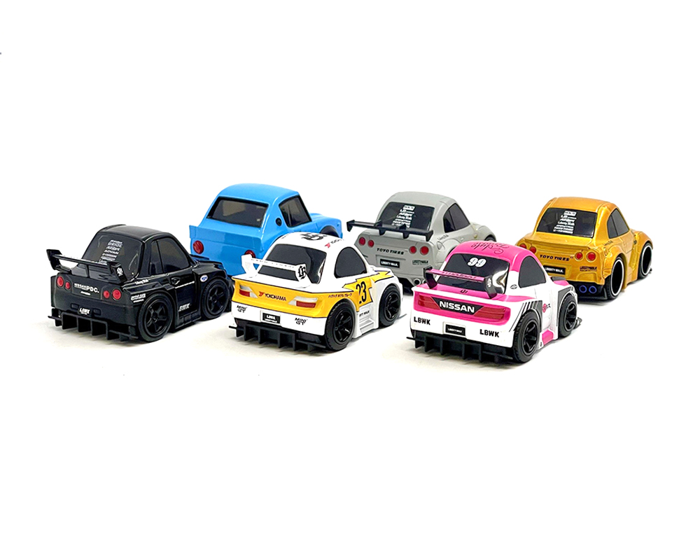 Mini GT QubeCarz Series 1 Liberty Walk Assortment - M & J Toys Inc
