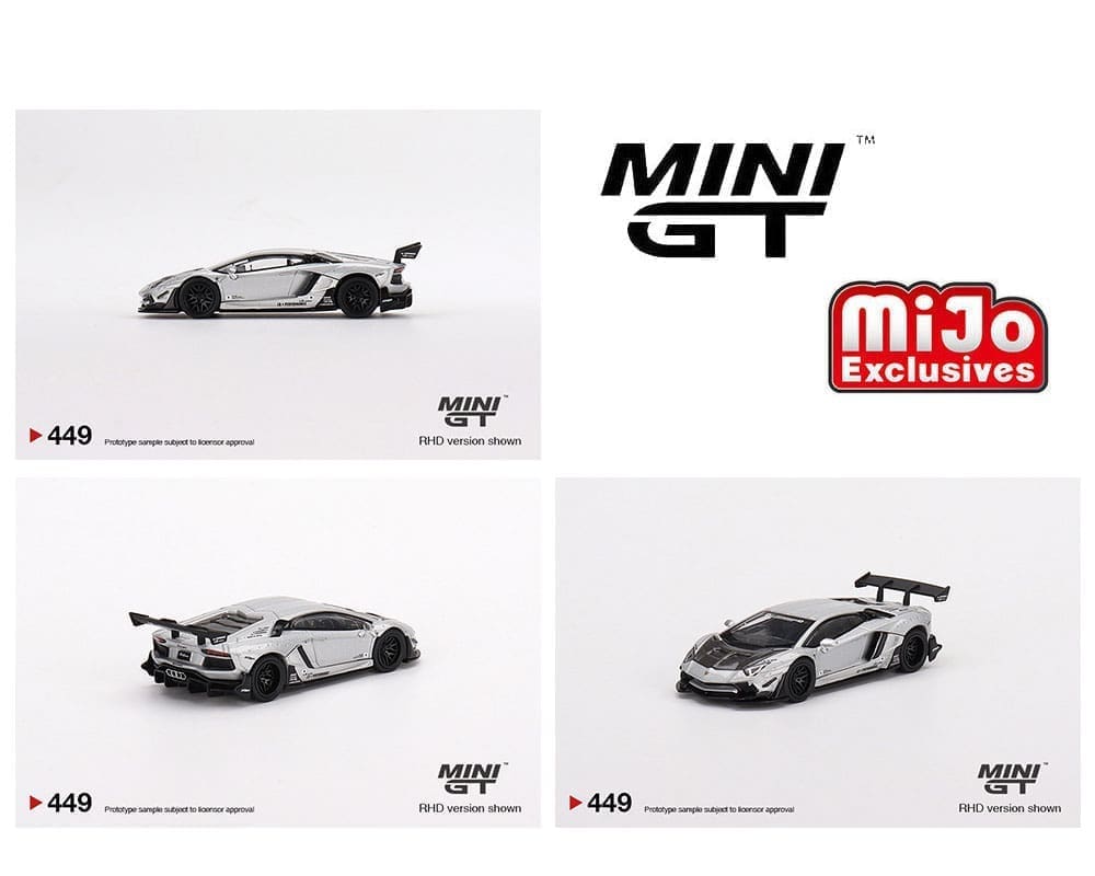 Mini GT 1:64 LB☆WORKS Lamborghini Aventador Limited Edition Matt