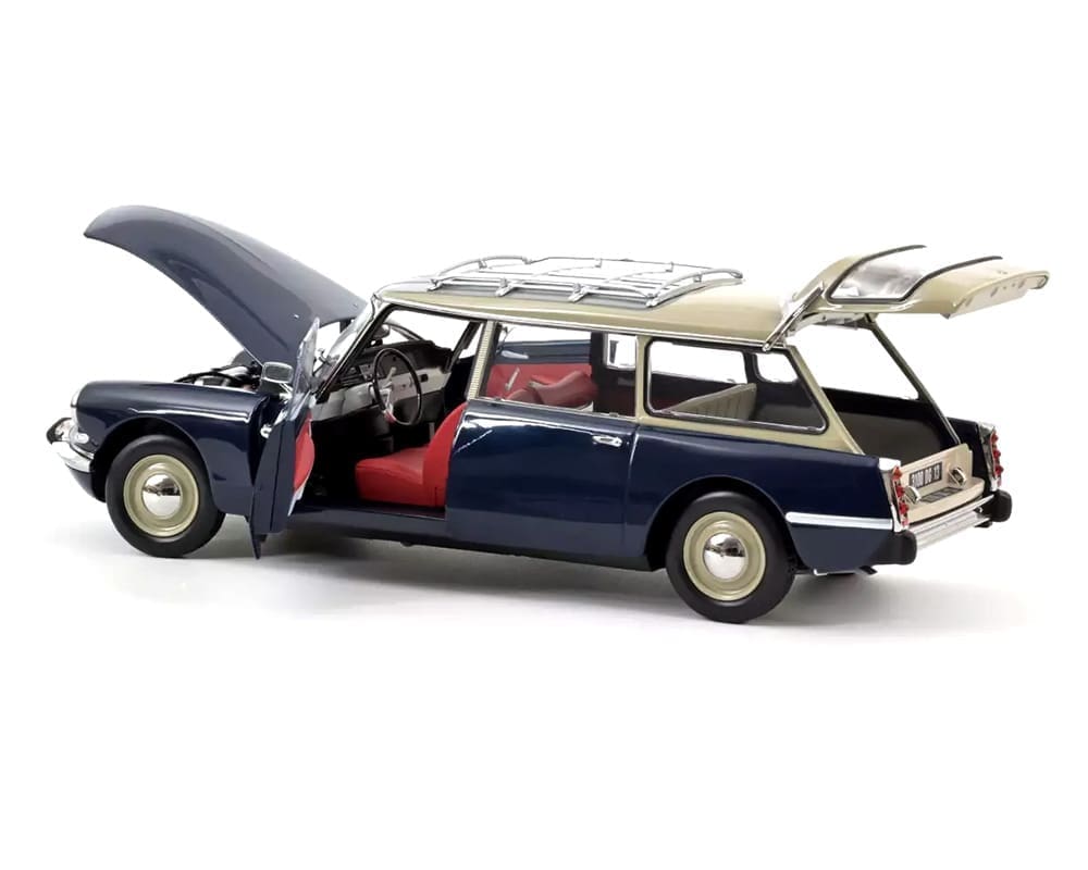 Norev 1:18 1967 Citroën ID 19 Break - Orient Blue - M & J Toys Inc
