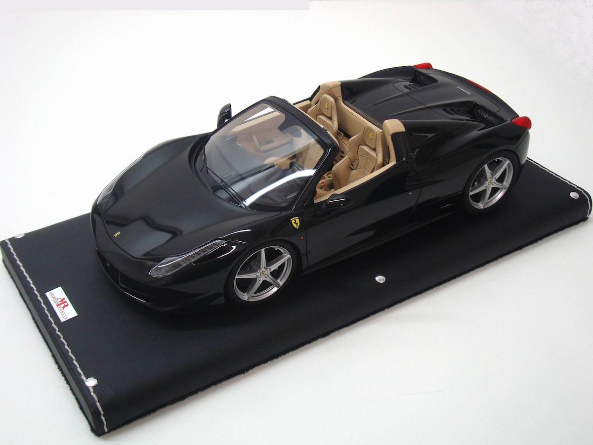 Ferrari 458 Spider ブラック 1/18 Ferrari 0 Spider Top Hard Meta