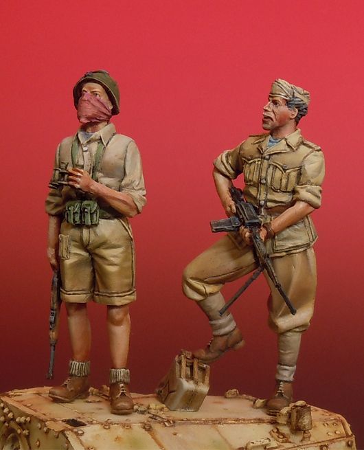 Darius Miniatures[DMF35004]1/35 WWII伊 ベルサリエリセット リビア