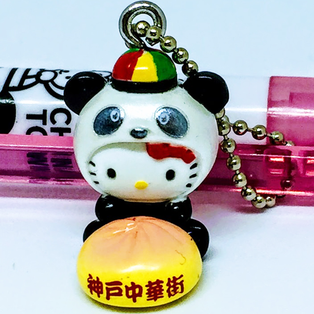 兵庫限定】神戸中華街キティーのプリントボールペン / 神戸南京町ミズ