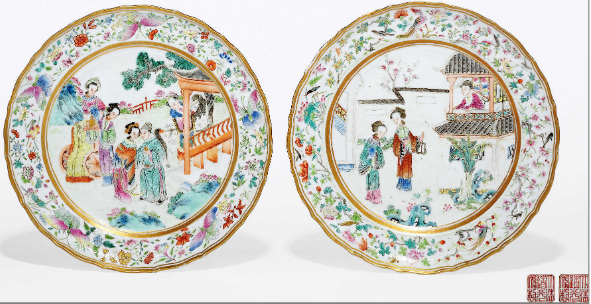 大清道光年制粉彩官窑碗价格