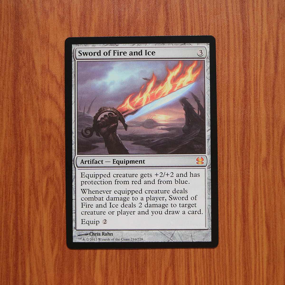 Sword of Fire and Ice Modern Masters magic the gathering proxy mtg