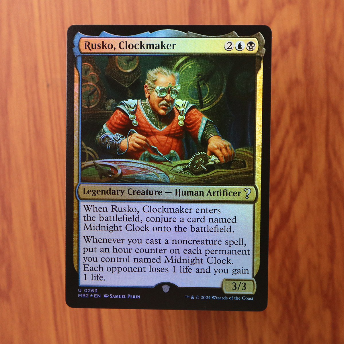 Rusko, Clockmaker Mystery Booster 2 (MB2) foil magic the gathering