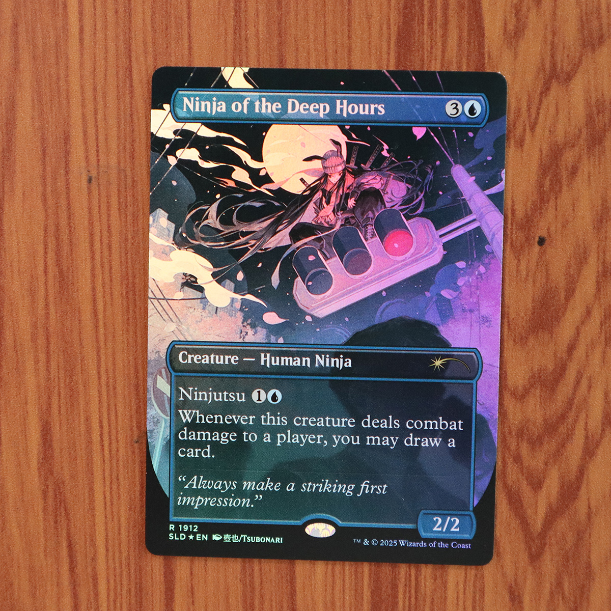 Ninja of the Deep Hours #1912 SLD Foil magic the gathering proxy