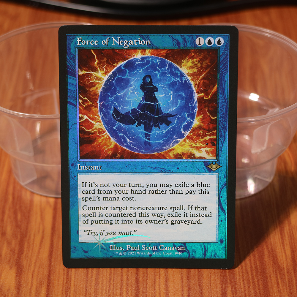 Force of Negation old art Modern Horizons 1 Timeshifts (H1R) foil
