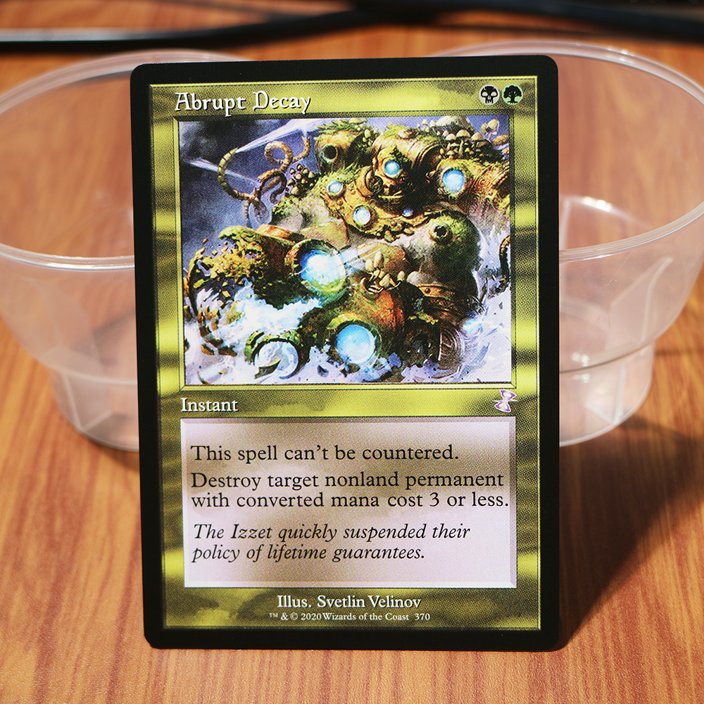 Abrupt Decay Time Spiral Remastered (TSR) magic the gathering