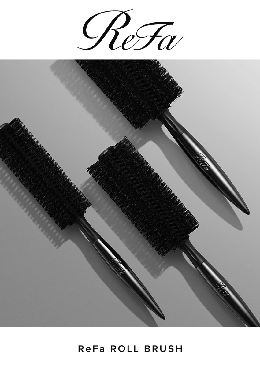 うねりを伸ばし、スタイル決まる「ReFa ROLL BRUSH（リファロール
