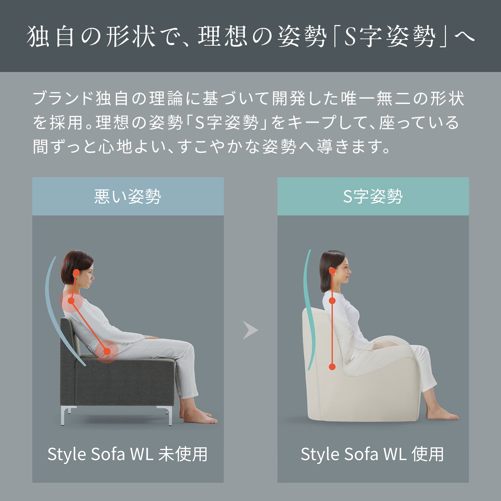 スタイル ソファ ダブルエル | Style 健康Chair | MTG ONLINESHOP